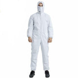 Double Layer 100AG Genuine Pro-Silver Fiber Genuine Electromagnetic Radiation Protective Coverall With Half-Face Cover