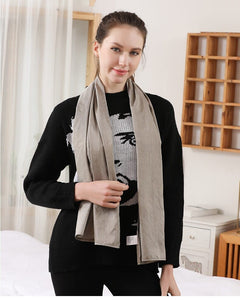 Electromagnetic Radiation Protection Pure-Silver Fiber Scarf