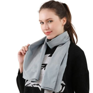Electromagnetic Radiation Protection Pure-Silver Fiber Scarf